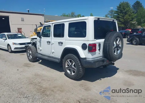 2018 Jeep Wrangler Unlimited Sahara 4X4 из США, поврежденный, VIN 1C4HJXEN9JW223861